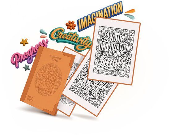 Kidywolf K-DRAW-PAD Refill Quotes (30 illustraties)