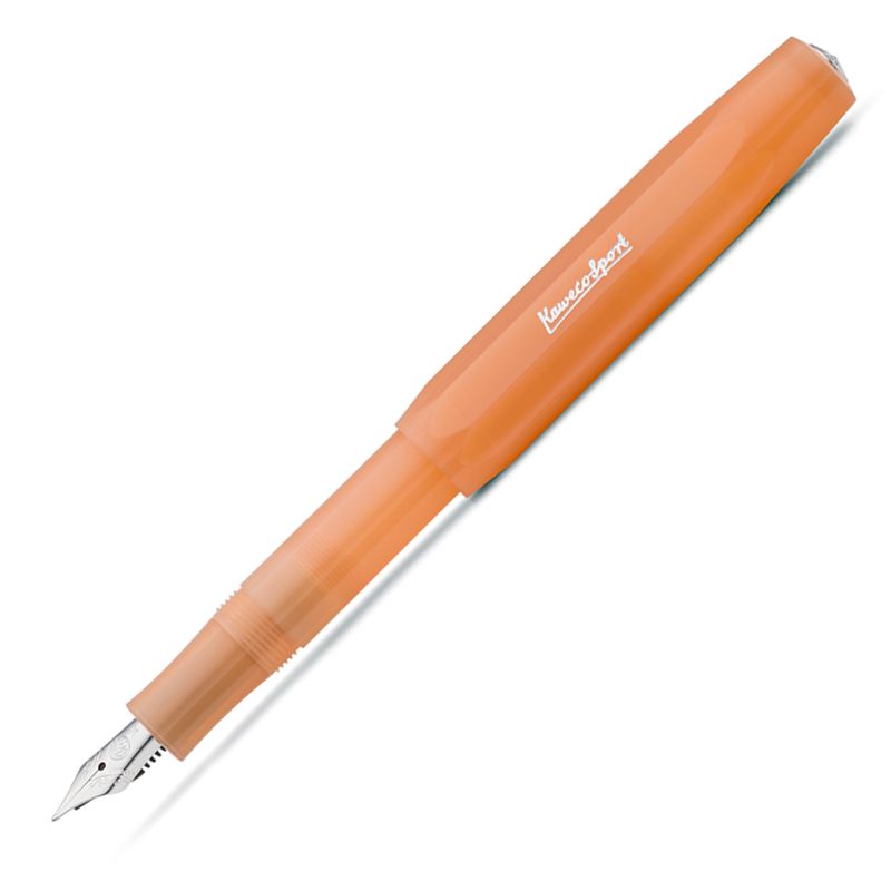 Kaweco Frosted Sport Soft Mandarin Fountain Pen, Size: Extra Fine