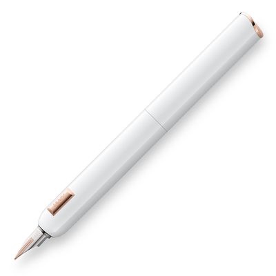 Lamy Dialog CC White Fountain Pen, Nib Size: Extra Fine