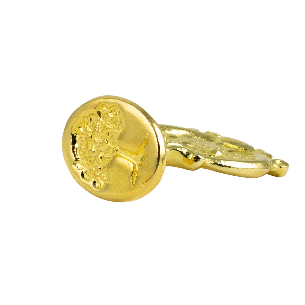 Florentine Brass Seal Oak Tree