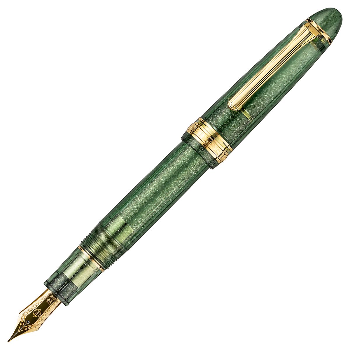 Sailor 1911L Golden Olive Pen of the Year 2023 Fountain Pen, Size: Extra Fine