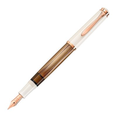 Pelikan M200 Copper Rosé Gold Fountain Pen, Size: Extra Fine