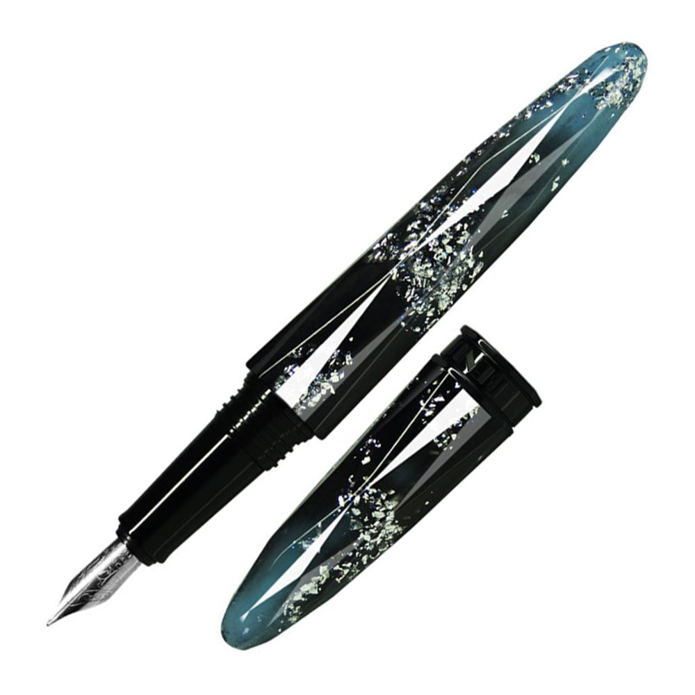 BENU Briolette Luminous Blue Fountain Pen, Nib Size: Extra Fine