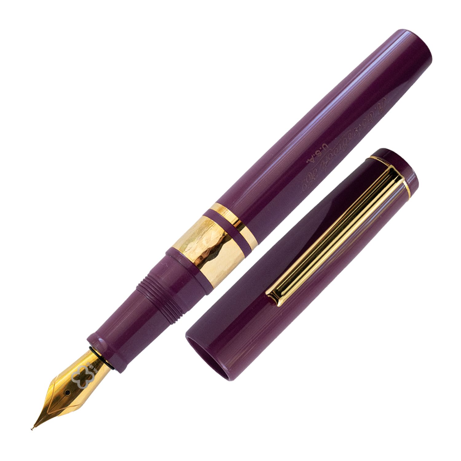 Esterbrook Model J Ebonite Blackberry Fountain Pen, Size: Extra Fine