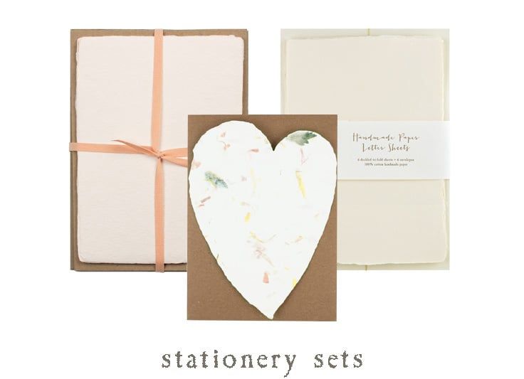 Handmade Paper / Stationery Sets