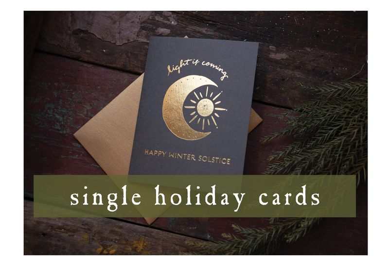 Single Holiday Cards