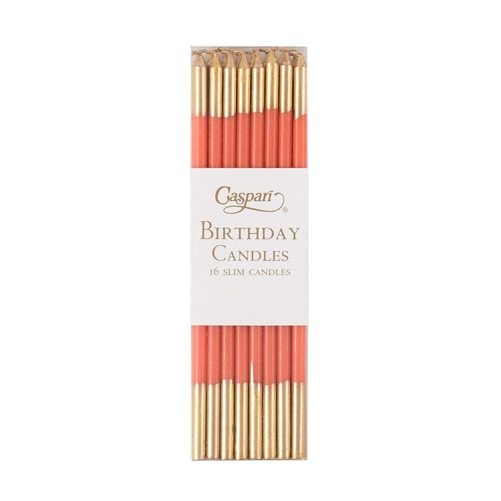 Birthday Candle Slims - Orange