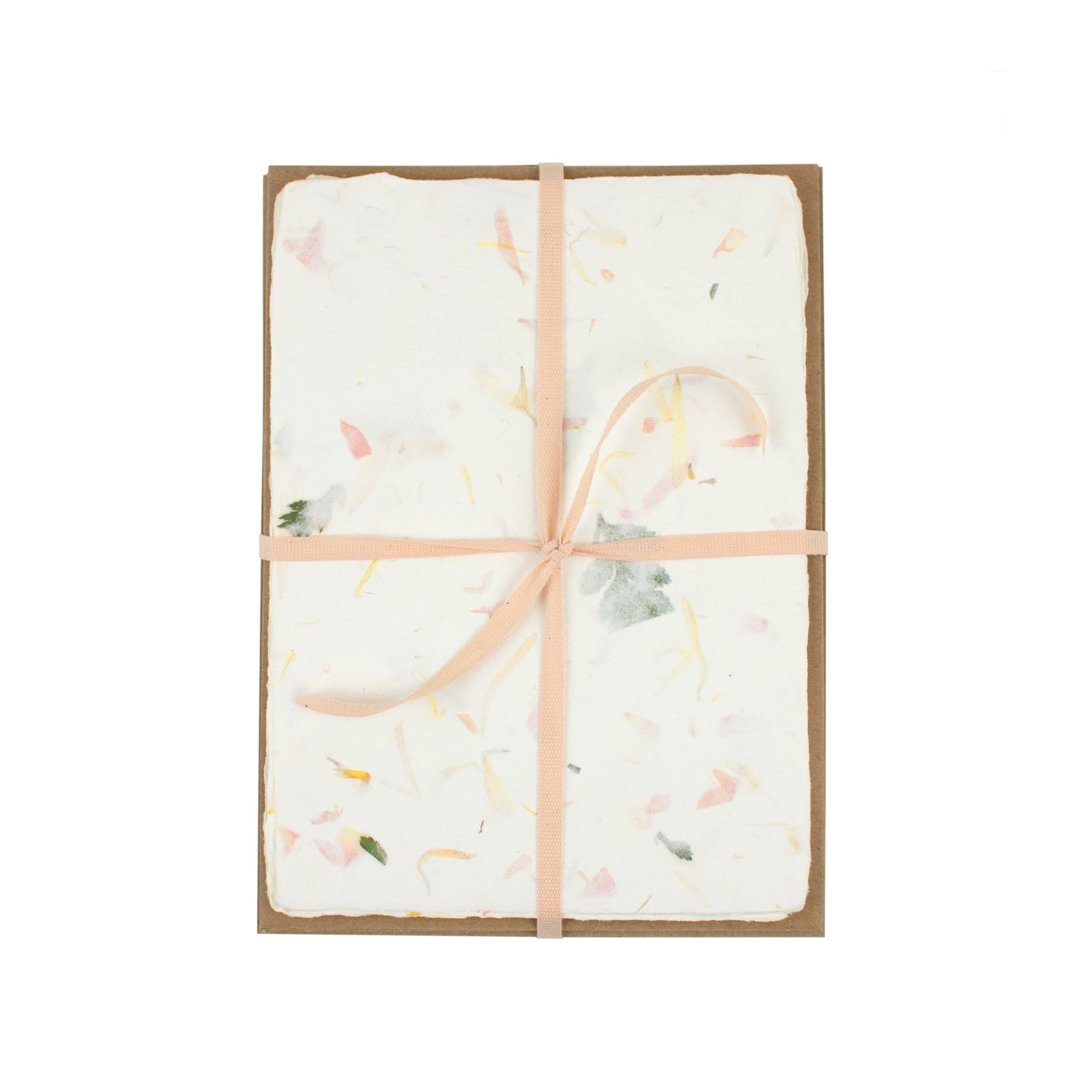 Floral Handmade Paper Stationery (set of 6), Size: 5 x 7&quot; A7