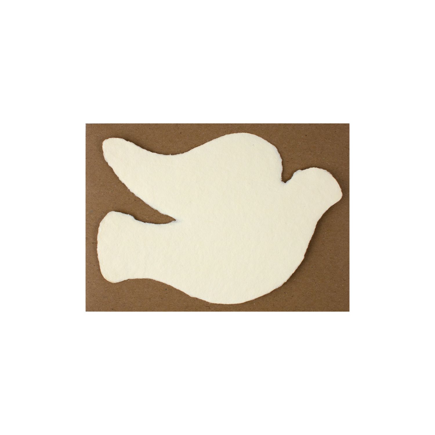 Handmade Paper Cream Dove