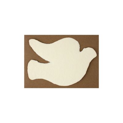 Handmade Paper Cream Dove
