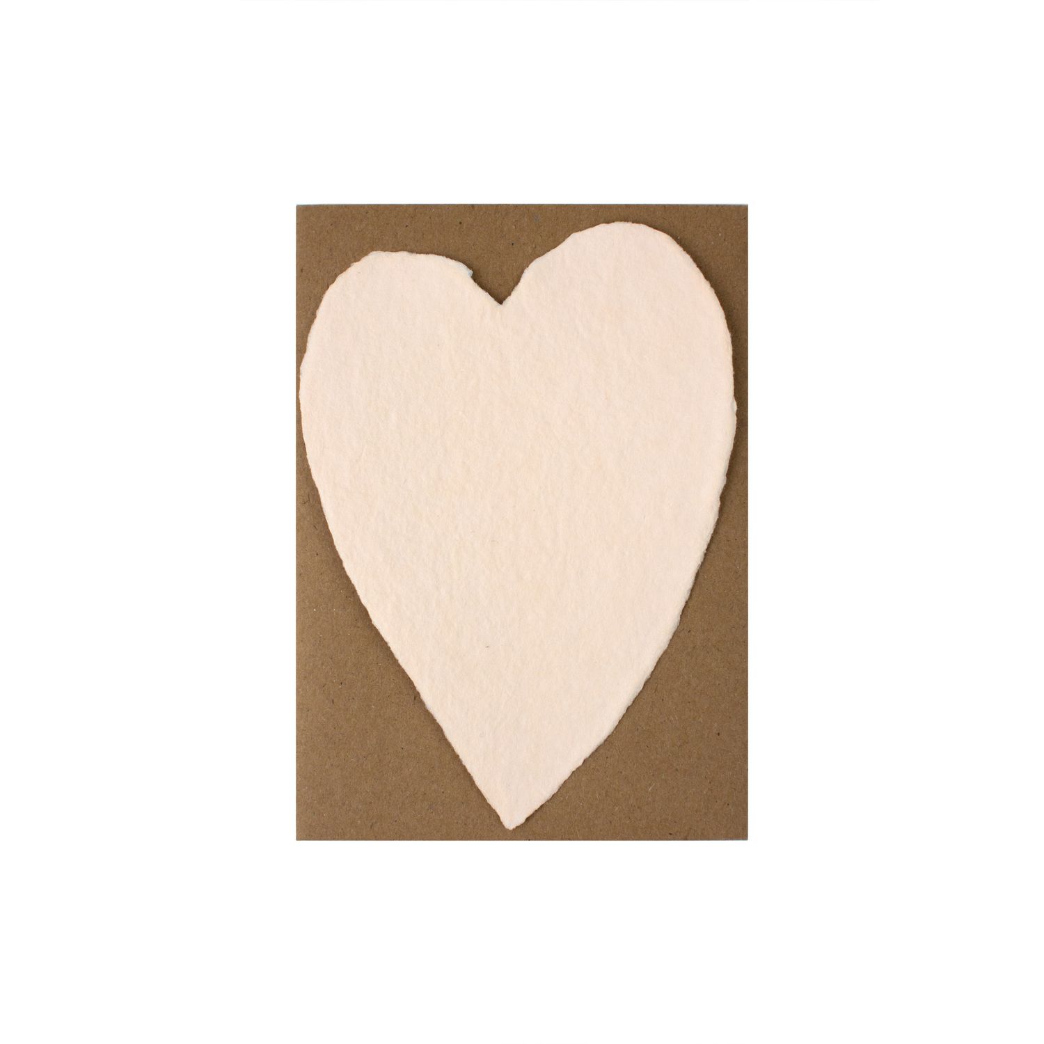 Small Blush Handmade Paper Heart