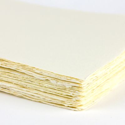 Cream Handmade Paper Sheet