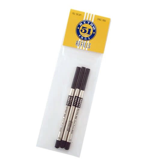 Retro 51 Ballpoint Refill Black