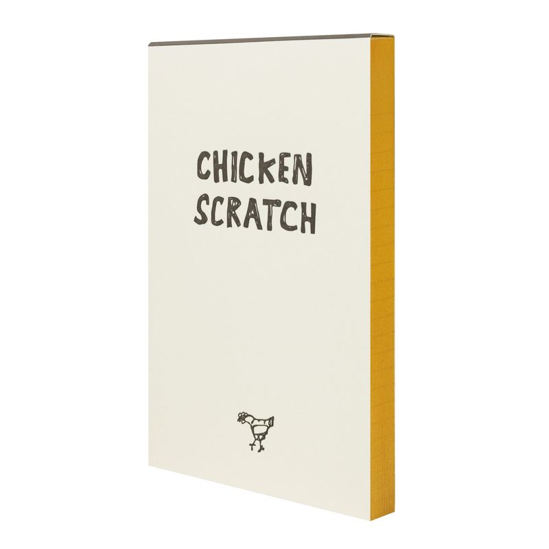 Chicken Scratch Letterpress Notepad