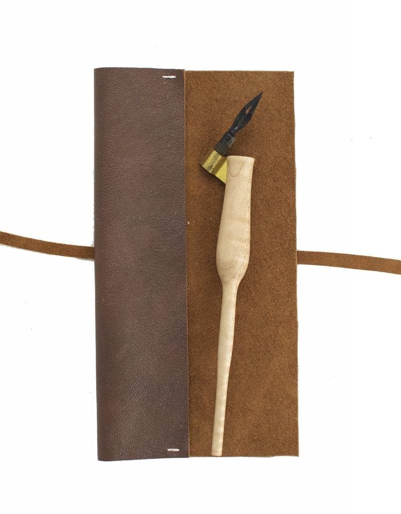 Hand Turned Oblique Pen Holder