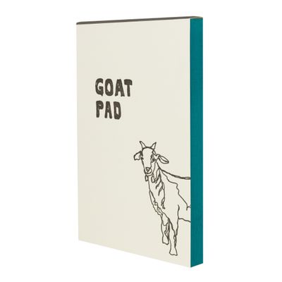 Goat Pad Letterpress Notepad