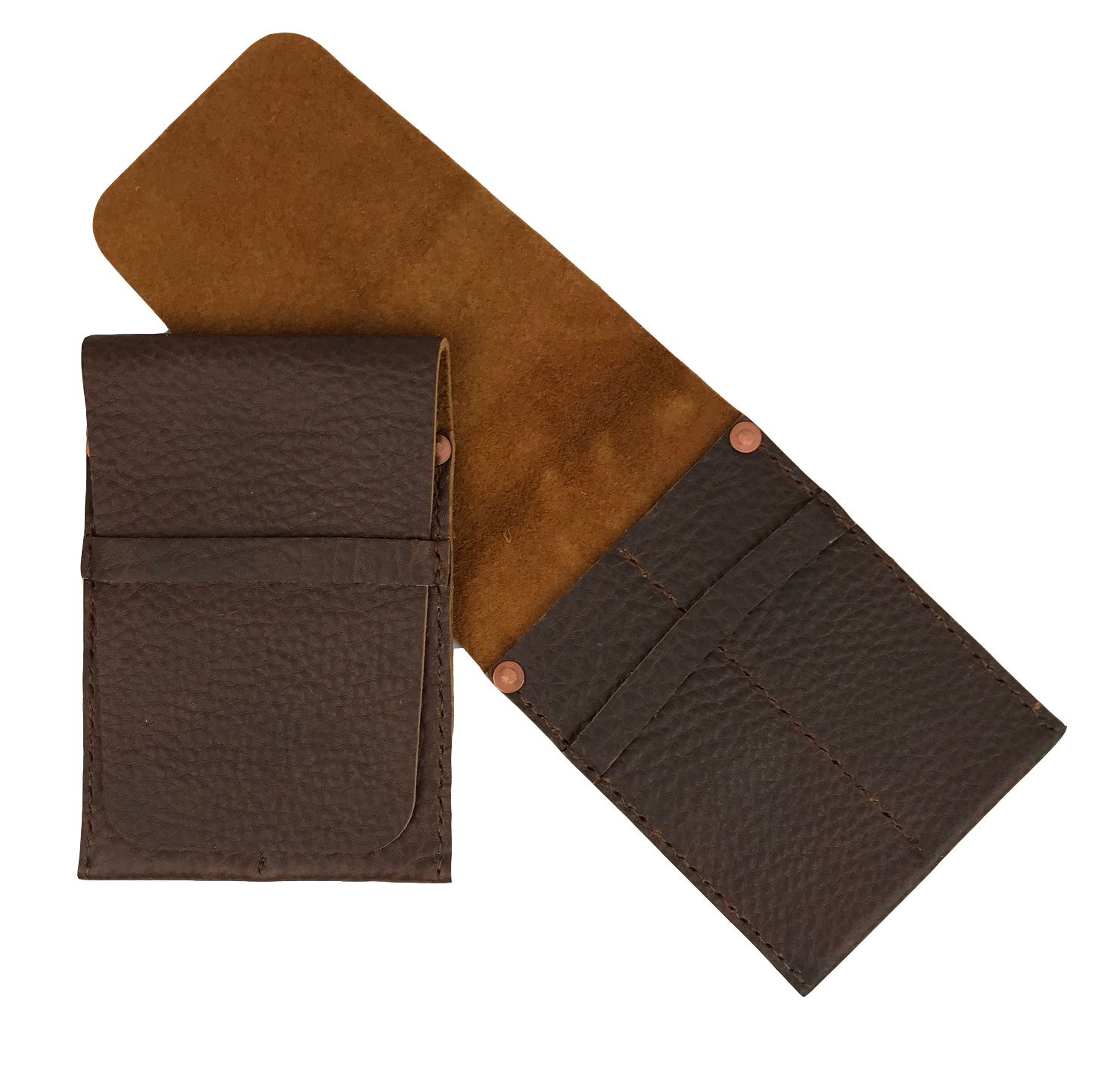 Double Pen Case Leather