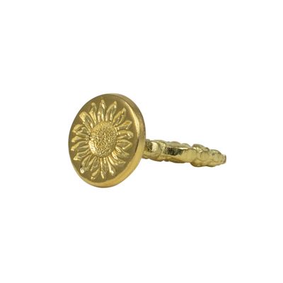 Florentine Wax Seal Sunflower