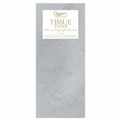 Metallic Silver Tissue Paper