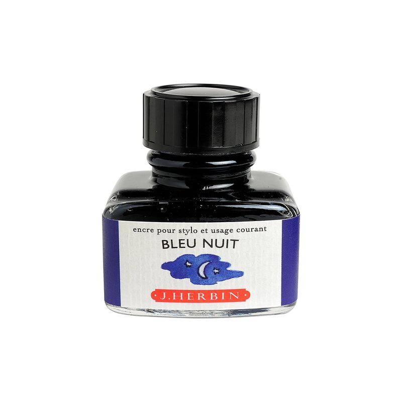 J. Herbin Bleu Nuit Bottled Ink (30ml)