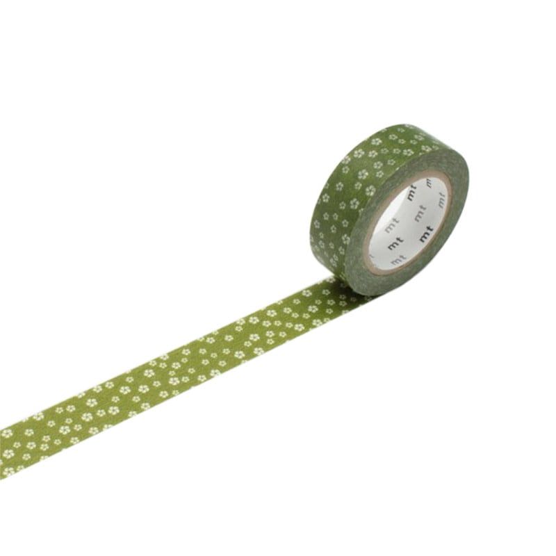 Green Blossom Washi Tape