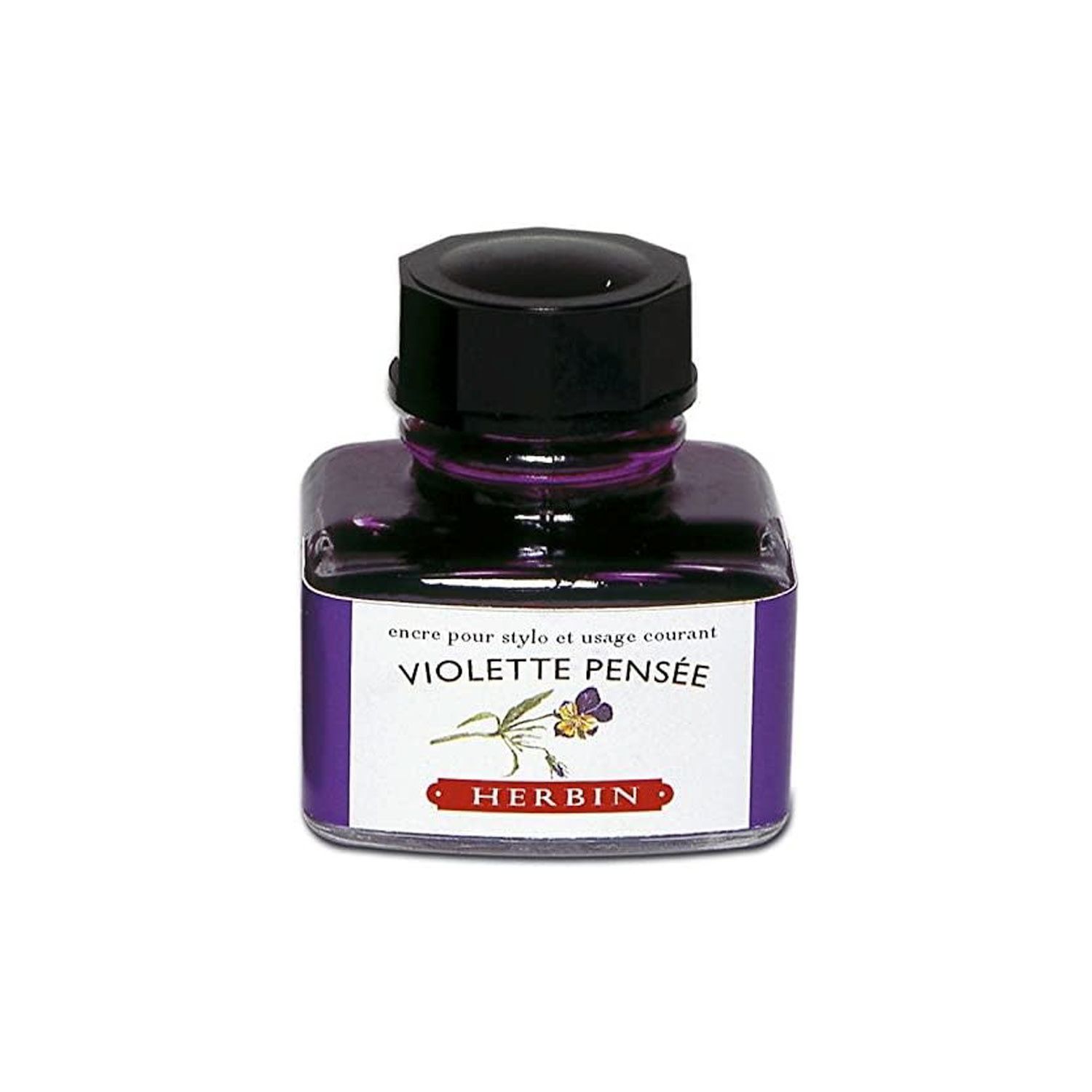 J. Herbin Violette Pensee Bottled Ink (30ml)