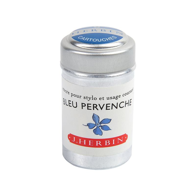 J. Herbin Bleu Pervenche Ink Cartridges