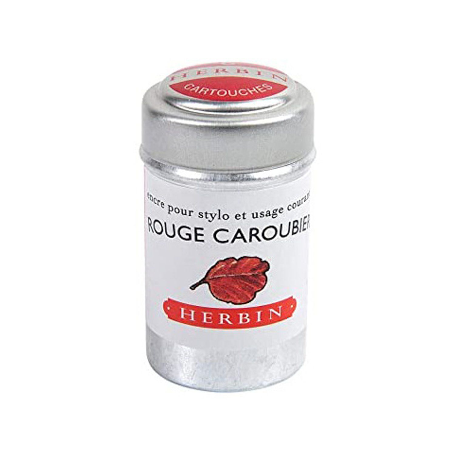 J. Herbin Rouge Caroubier Ink Cartridges