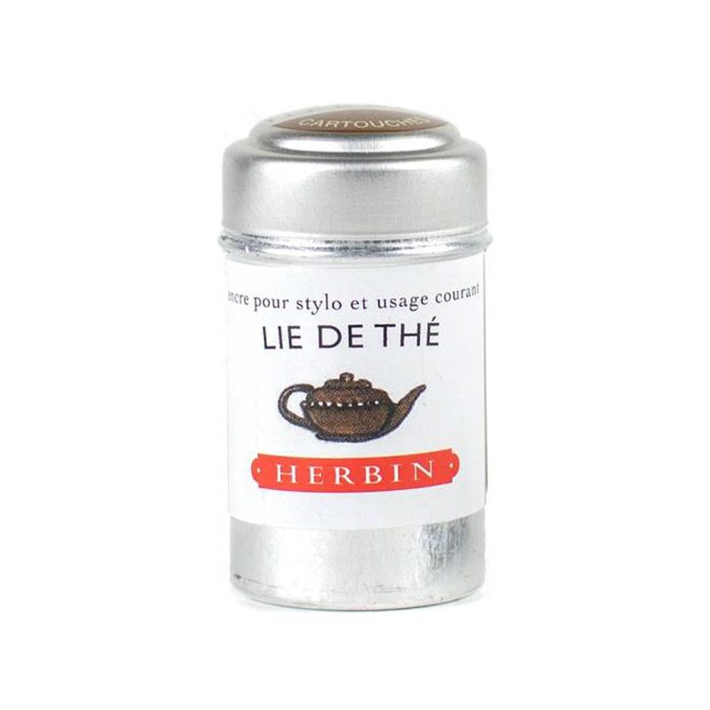 J. Herbin Lie de Thé Ink Cartridges