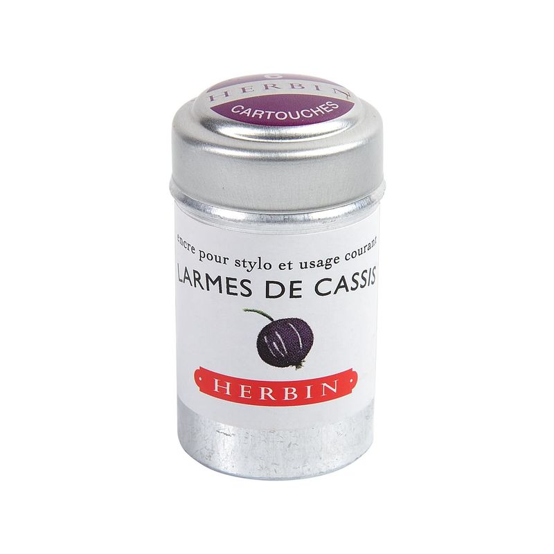J. Herbin Larmes De Cassis Ink Cartridges