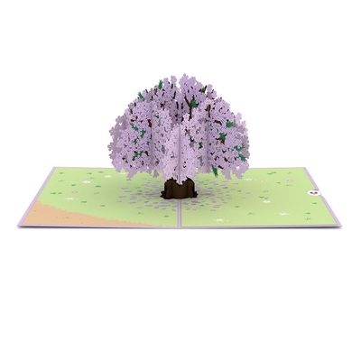 Jacaranda Tree Pop-Up Card
