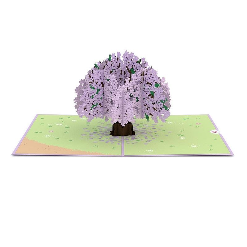 Jacaranda Tree Pop-Up Card