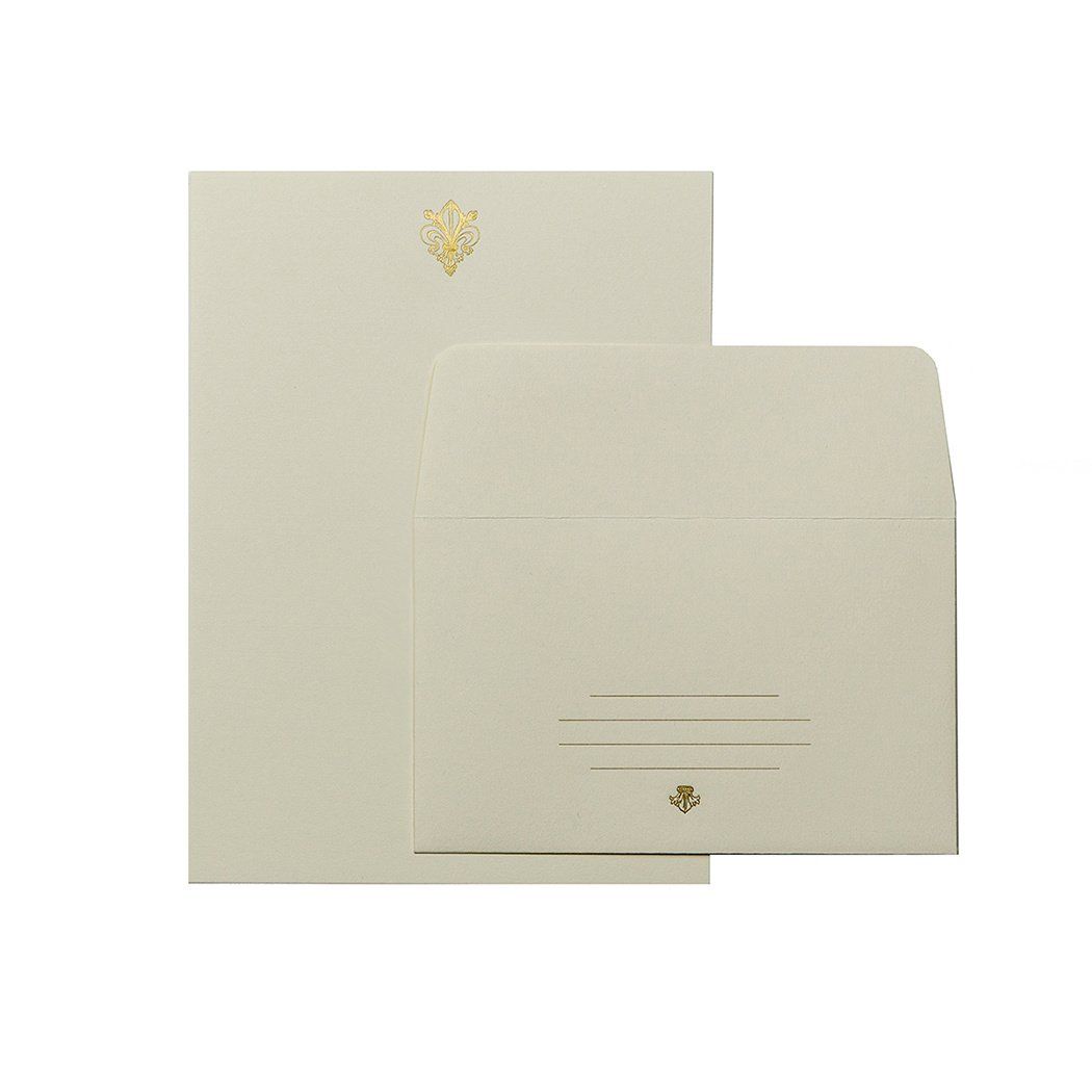 Fleur De Lys Letterpress Letter Set