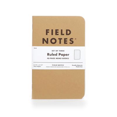 Original Kraft 3-Pack Ruled