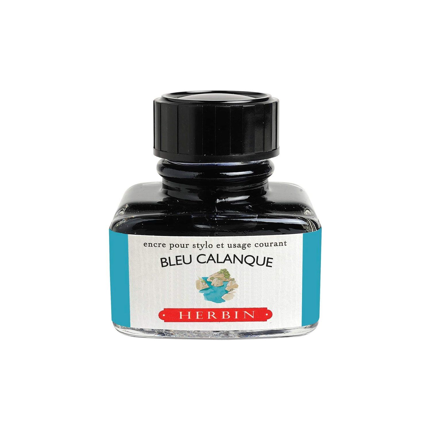 J. Herbin Bleu Calanque Bottled Ink (30ml)