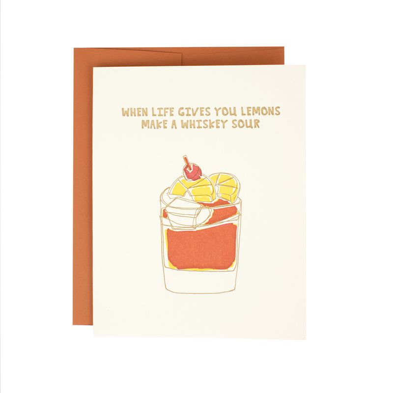 When Life Gives You Lemons Supreme Letterpress Card