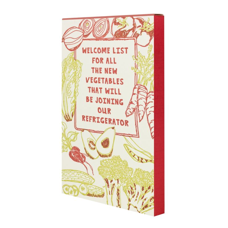 Vegetable Letterpress Notepad