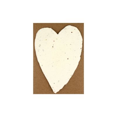 Small Seed Handmade Paper Heart