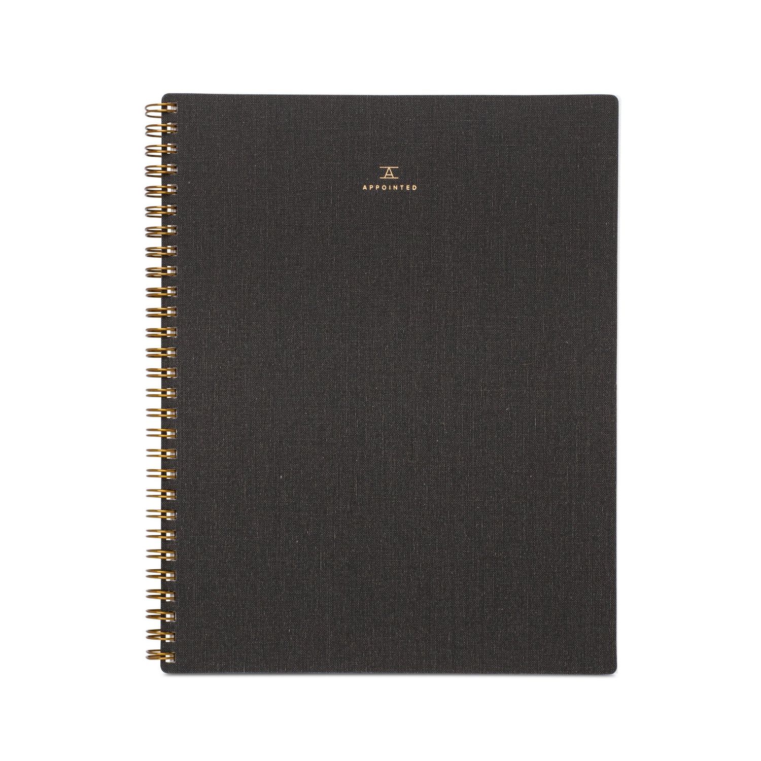 Appointed The Notebook in Charcoal Gray (Lined)