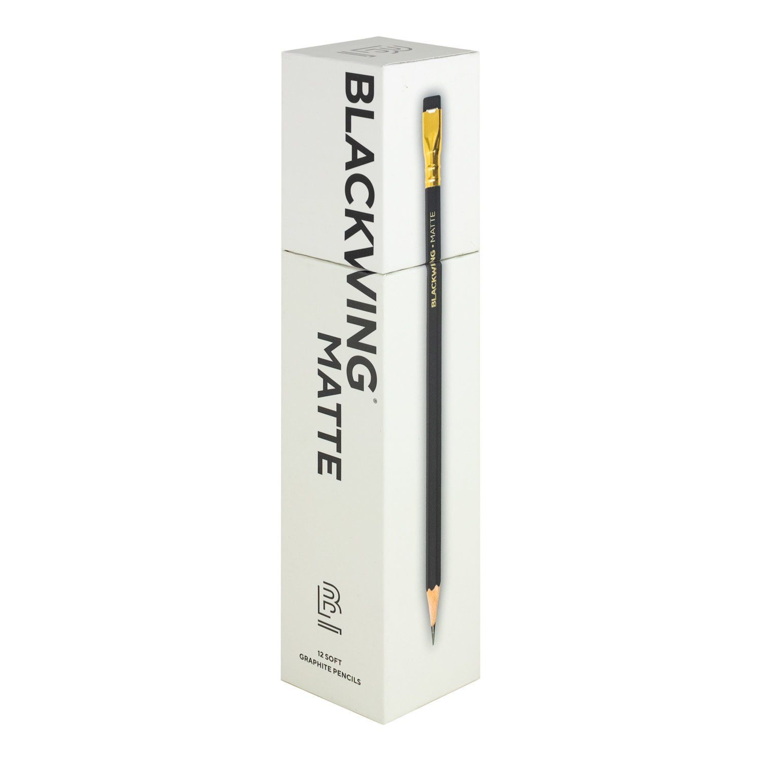 Blackwing Black Matte Pencil (Soft) Box of 12