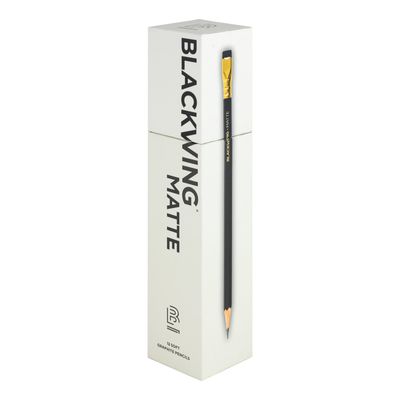 Blackwing Black Matte Pencil (Soft) Box of 12
