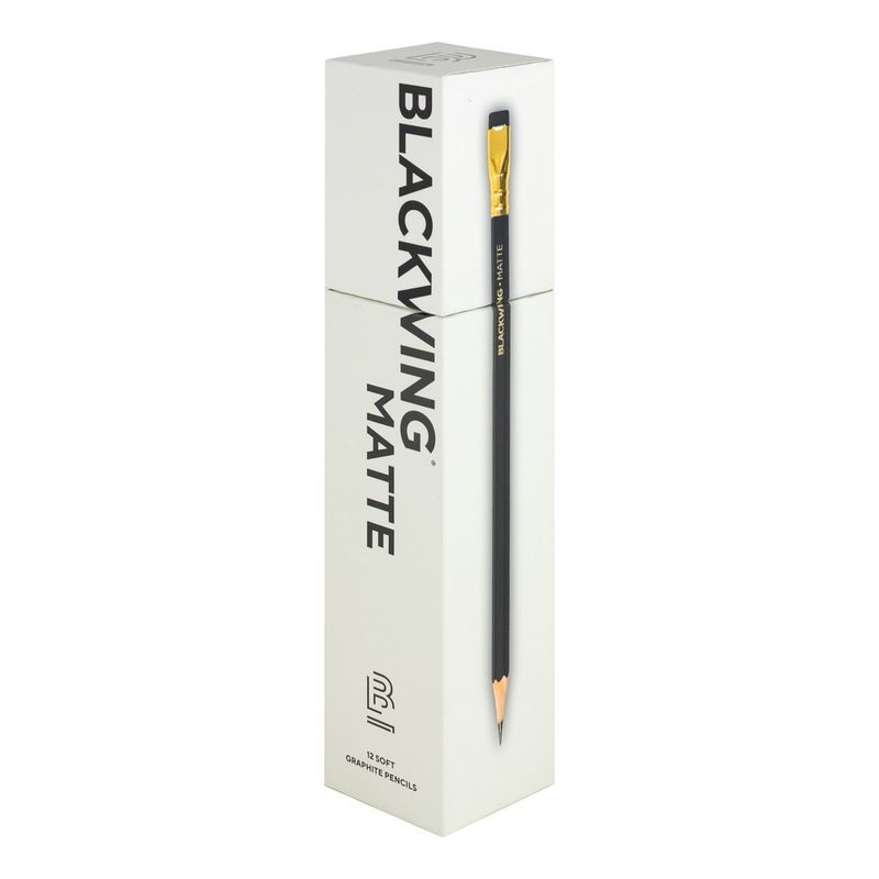 Blackwing Black Matte Pencil (Soft) Box of 12