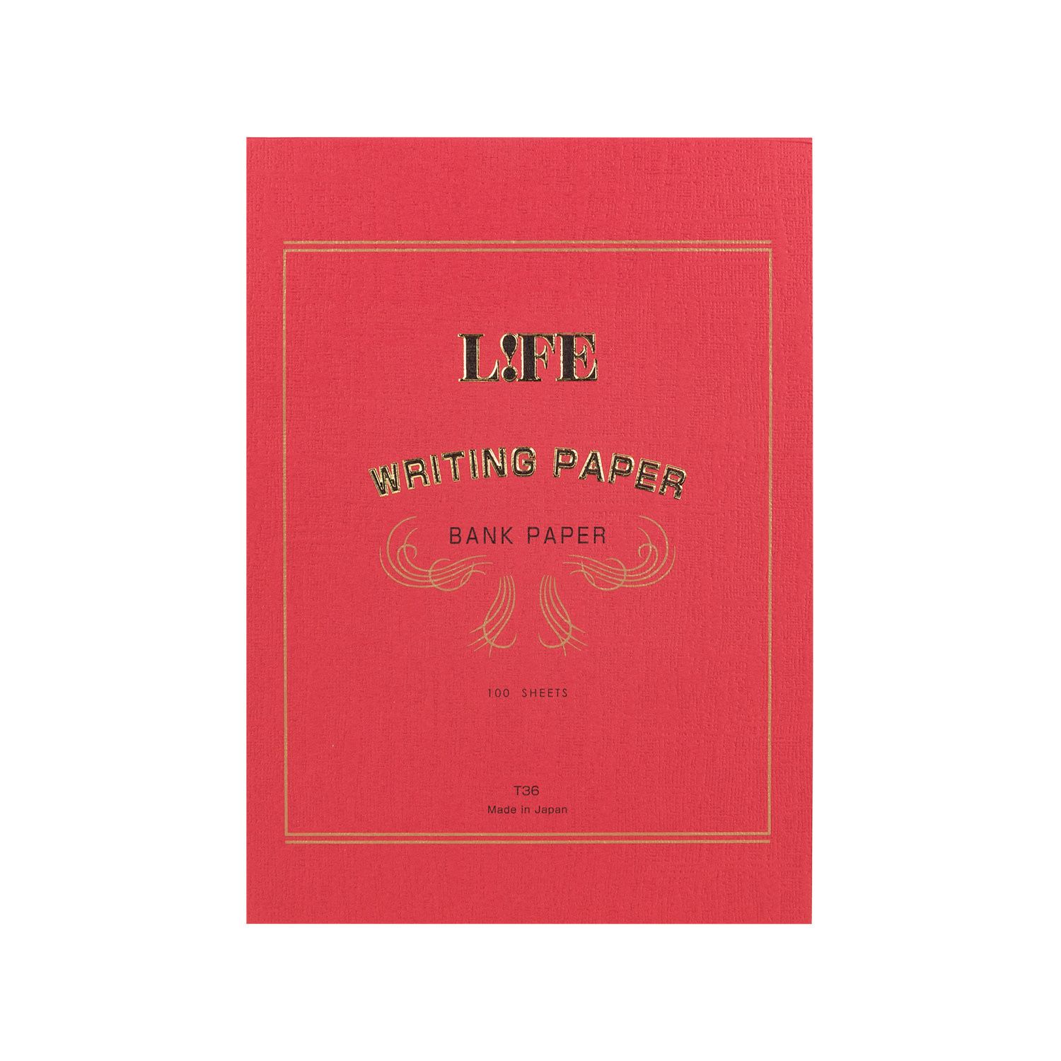 Life Bank Paper Pad Red A5