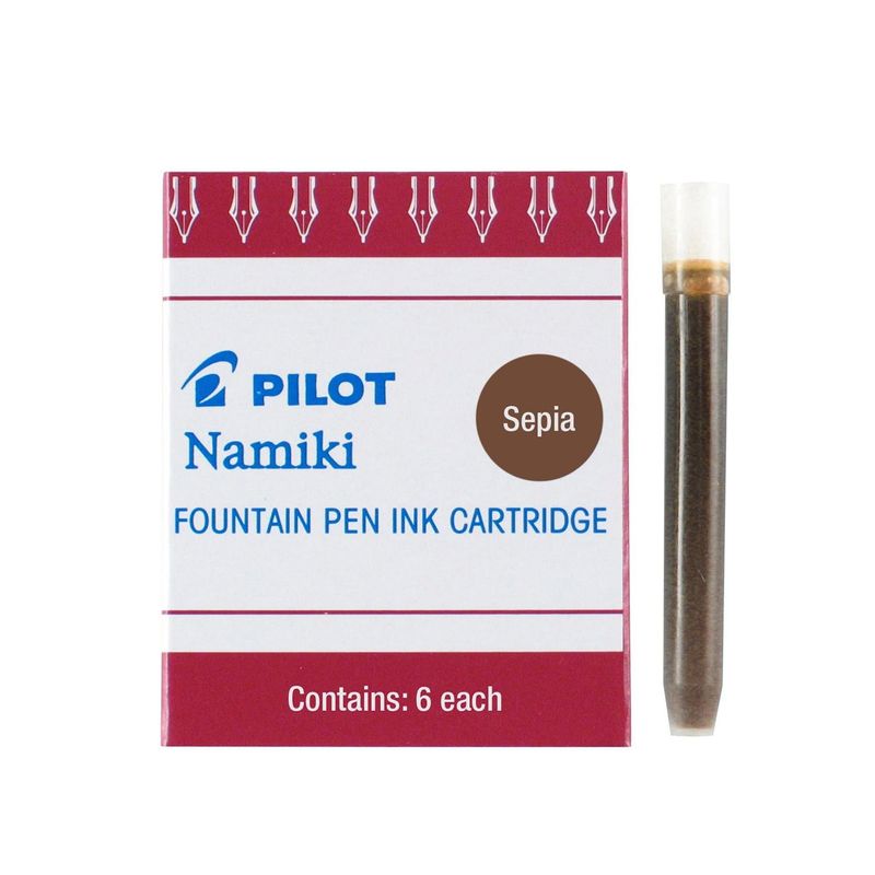 Pilot Ink Cartridges Sepia