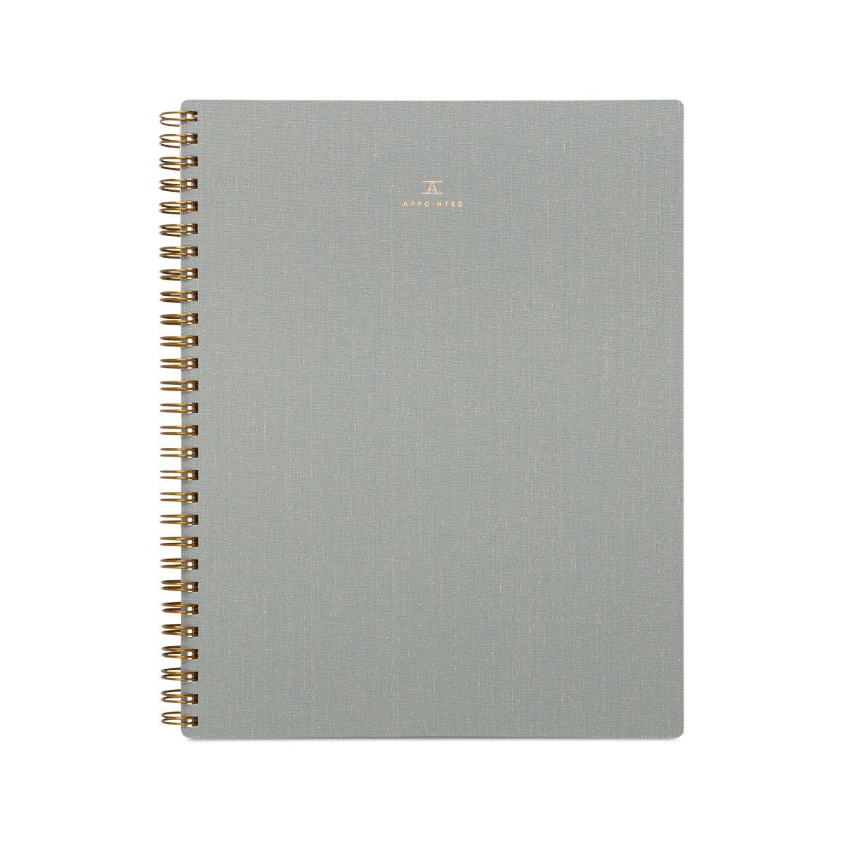 Appointed The Notebook in Dove Gray (Grid)
