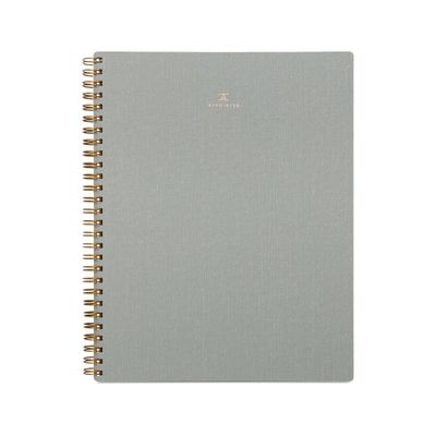 Appointed The Notebook in Dove Gray (Grid) Appointed The Notebook in Dove Gray (Grid)