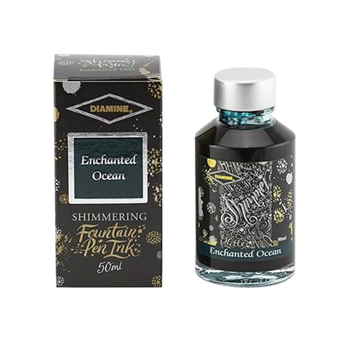 Diamine Shimmer Enchanted Ocean Bottled Ink (50ml)