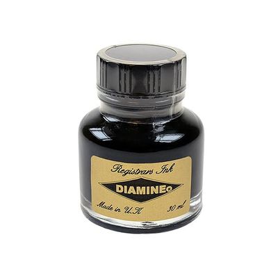 Diamine Registrars Bottled Ink Blue Black 30ml