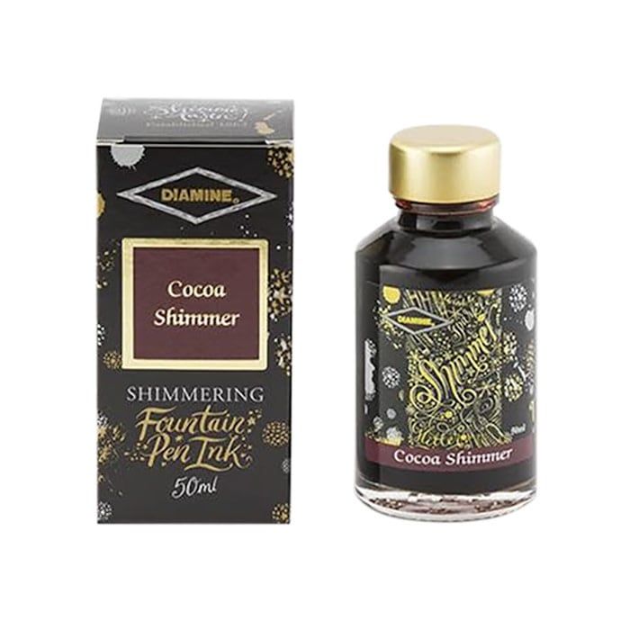Diamine Shimmer Cocoa Bottled Ink (50ml)