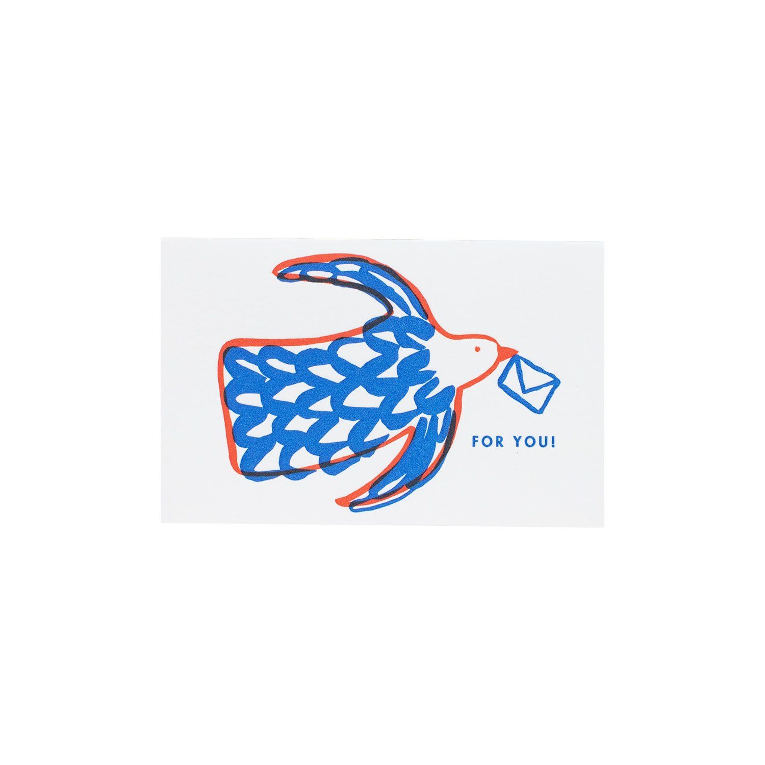 Bird for You Gift Letterpress Card